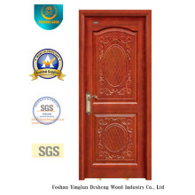 European Style Wood Door with Beautiful Carving (DS-6008)